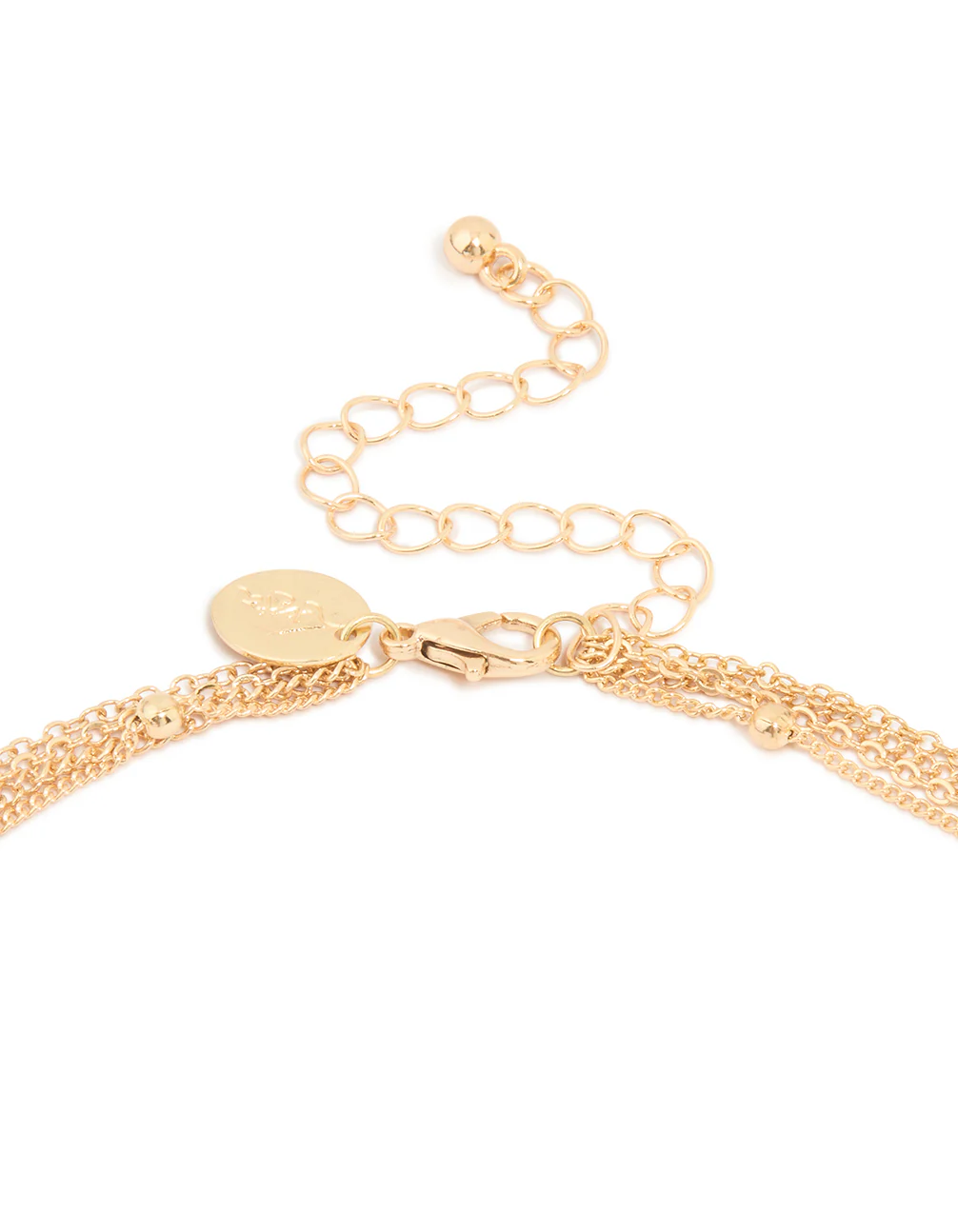 Gold Celestial Pearl Layered Y-Necklace - Image 3