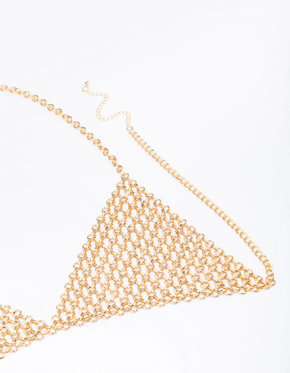 Gold Chain Triangular Bralette - Image 2