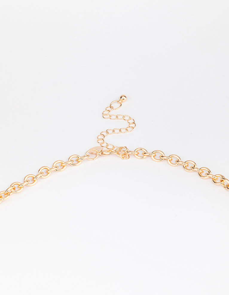 Gold Chain Triangular Bralette - Image 3