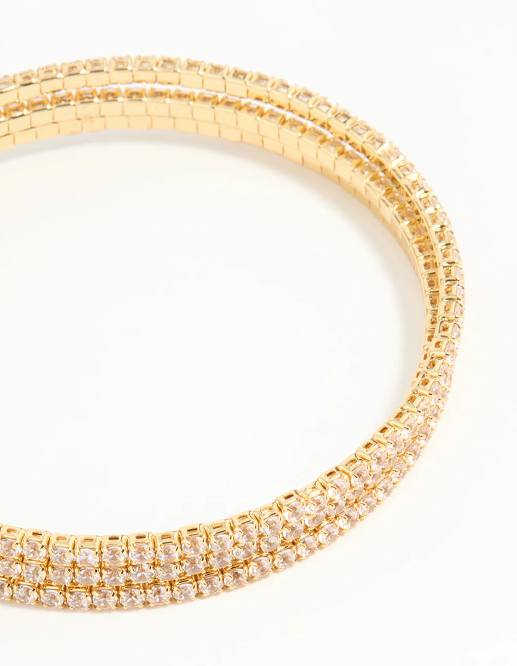 Gold Plated Cupchain Wrap Bracelet - Image 2
