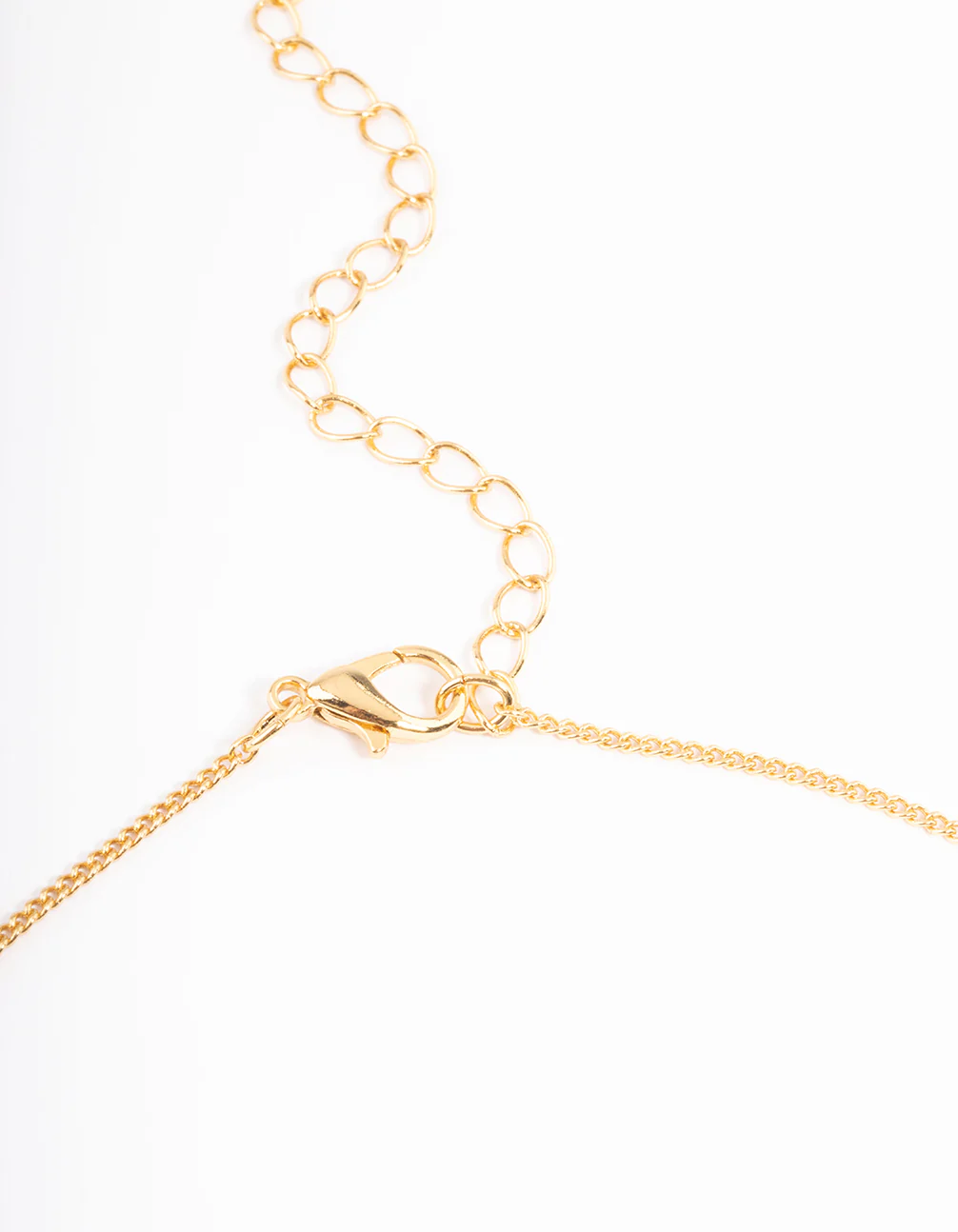 Gold Plated Libra Necklace with Diamante Pendant - Image 5