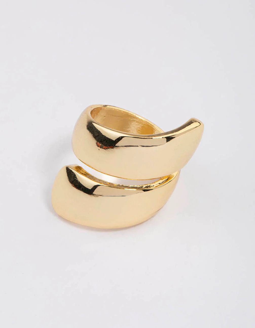 Gold Plated Classic Chunky Wrapped Ring - Image 2