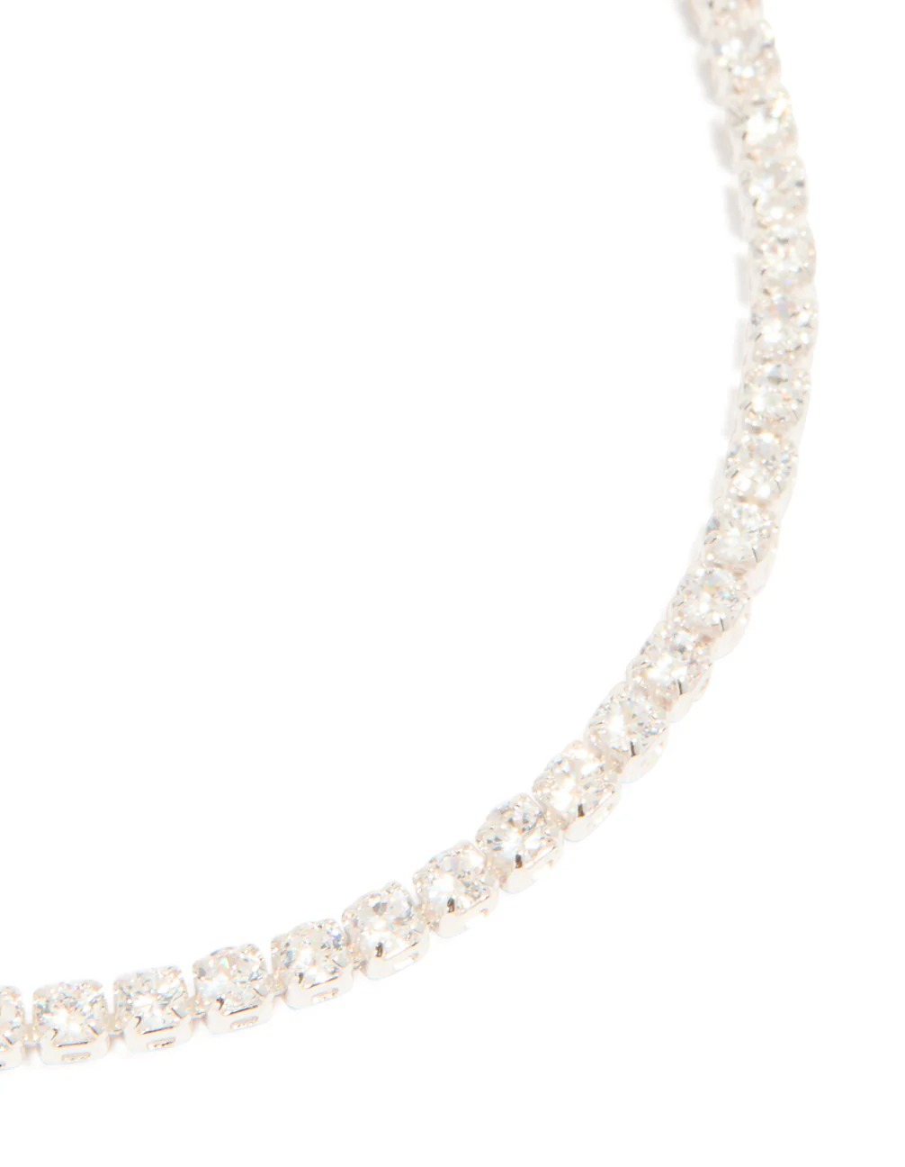 Silver Plated Small Round Tennis Bracelet - Image 4