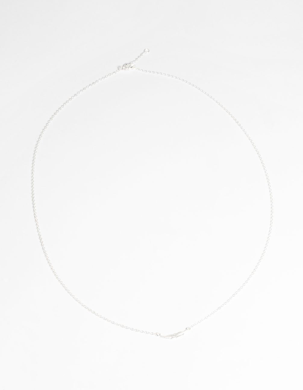 Sterling Silver Falling Leaf Necklace - Image 3